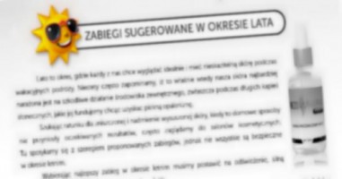 Sugerowane zabiegi na lato!